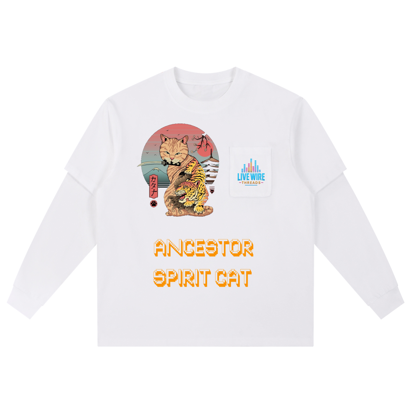 Layered Long Sleeve Oversized Tee
